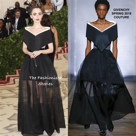 givenchy met gala lily collins|catholic dresses met gala.